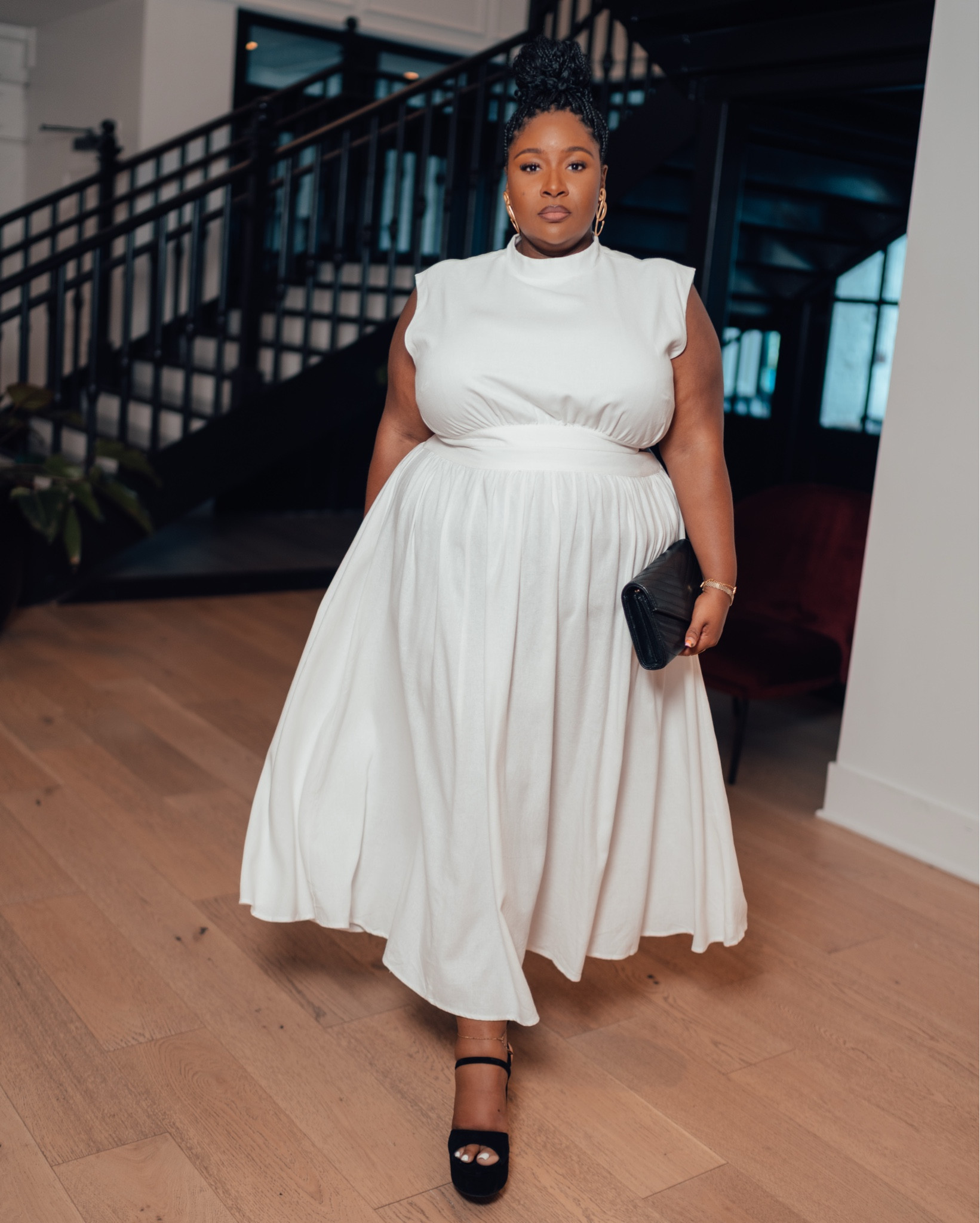 Plus size cut out white summer dress 🤍 I’m wearing a size 22.

All white party outfit. Black platform heels. Plus size dresses. Plus size fashion. Women’s fashion. ELOQUII dresses. White dress.

#LTKPlusSize #LTKWedding #LTKParties