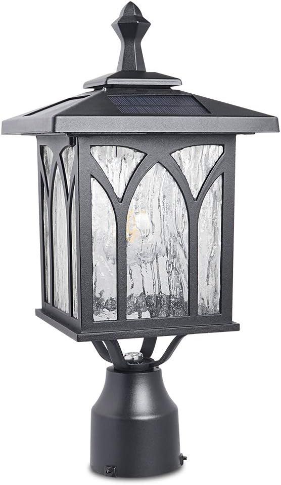 Kemeco ST4328Q-A Solar Post Light Outdoor Cast Aluminum Exterior LED Lamp Fixture for Garden Gate... | Amazon (US)