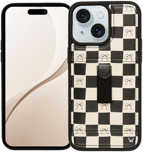 Walli Cases for iPhone 15 Case Aesthetic Sport Wallet Phone Case Card Holder, Securely Holds up t... | Amazon (US)