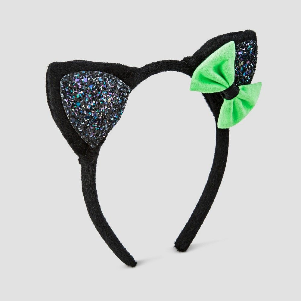Girls' Cat Ear Headband Cat & Jack - Black | Target