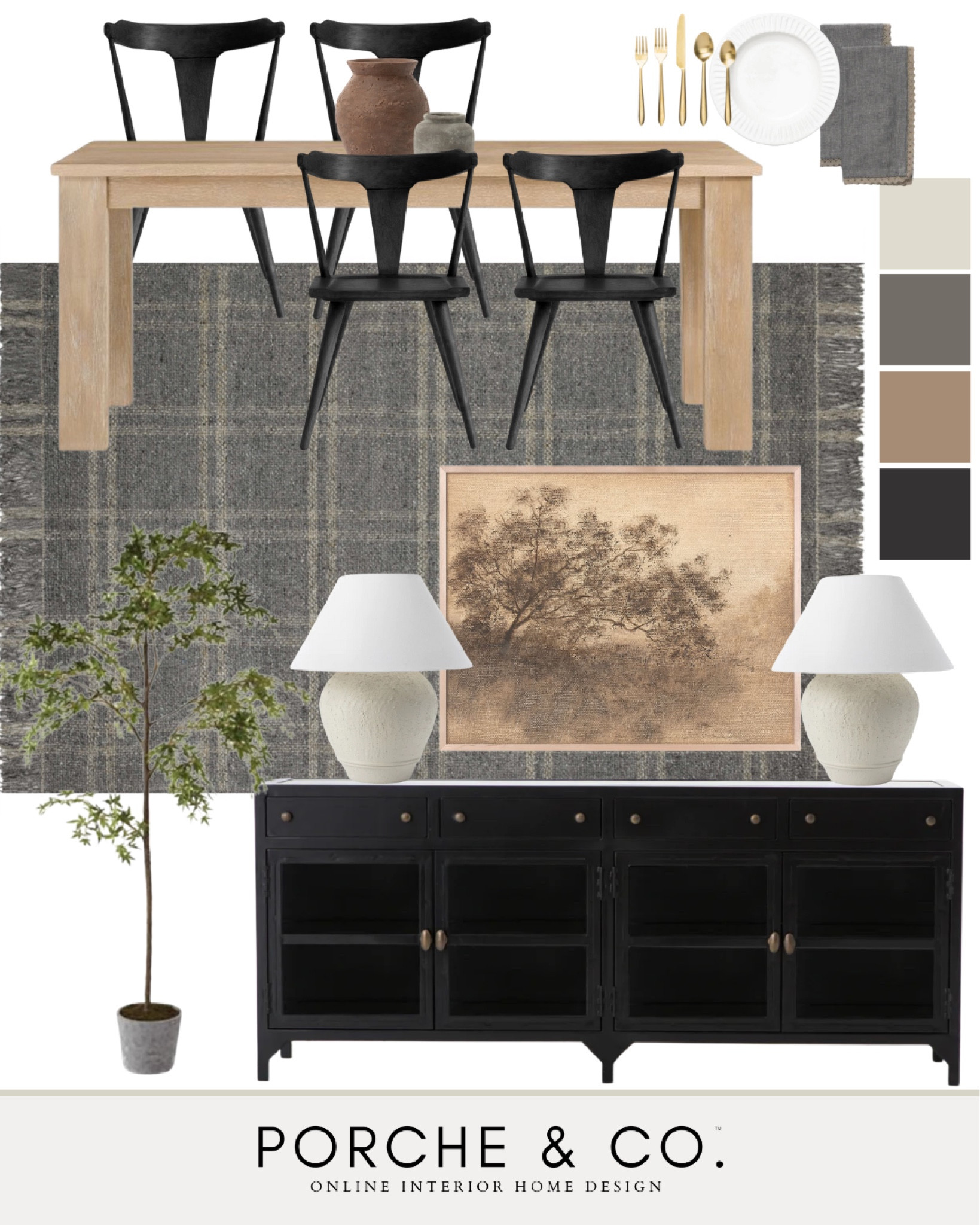 Dining room mood board, dining room inspo, dining room design ideas, moody dining room, console, dining table 

#LTKhome #LTKsalealert #LTKCyberWeek