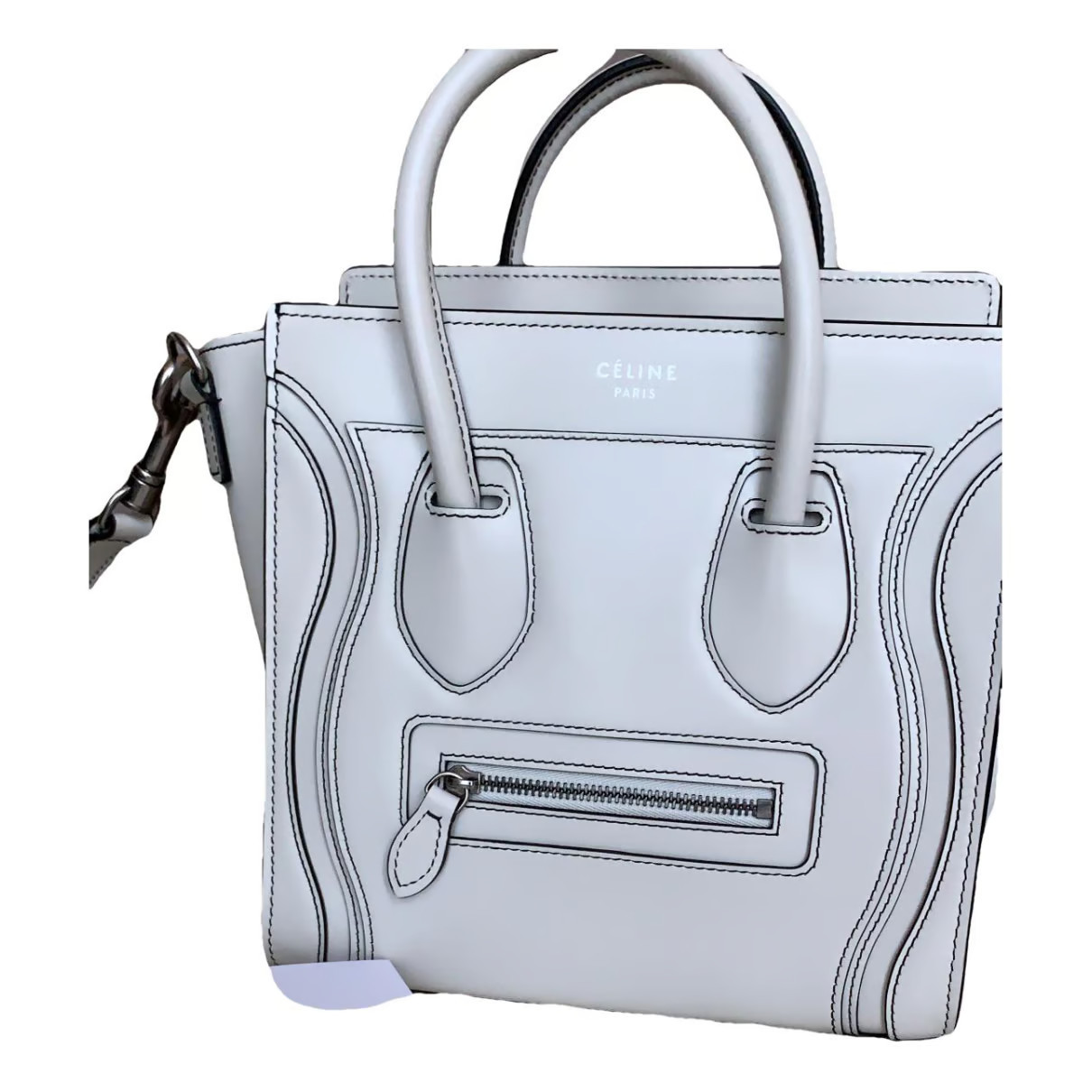 Celine Nano Luggage leather handbag | Vestiaire Collective (Global)