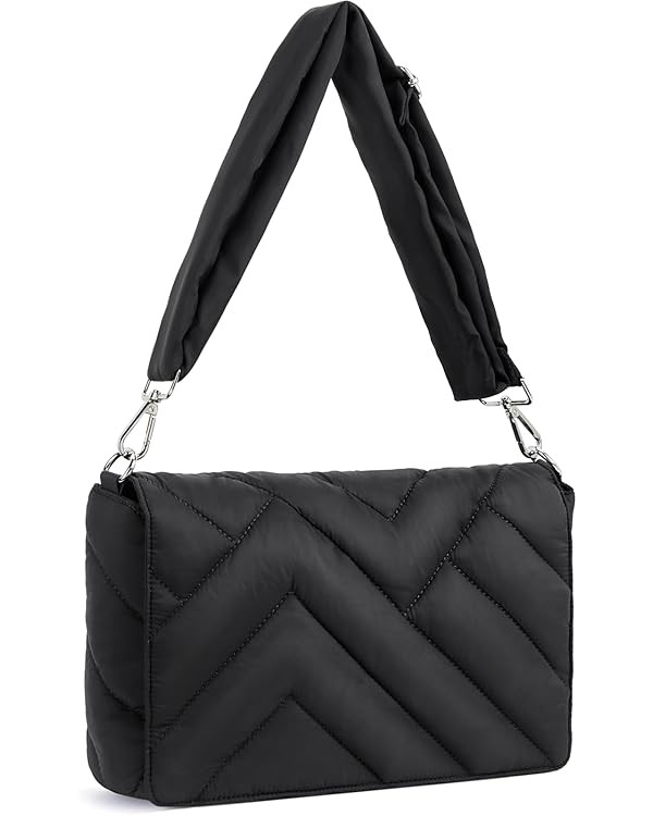 BOSTANTEN Quilted Crossbody Bags for Women Puffer Bag Designer Purse Lightweight Shoulder Handbag... | Amazon (US)