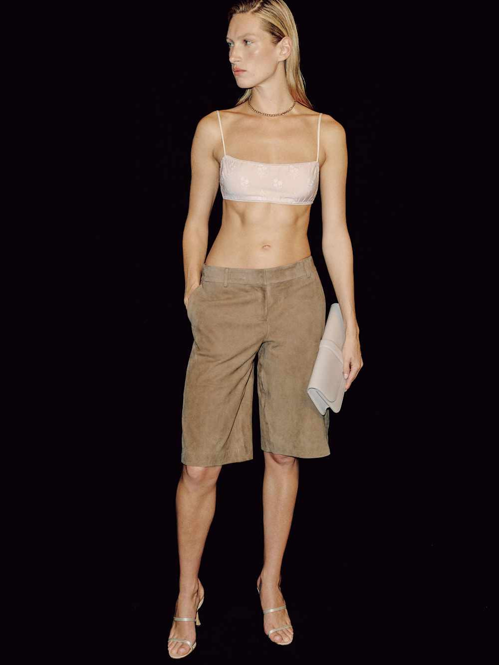 Veda Gisele Leather Low Rise Bermuda Short | Reformation (Global)