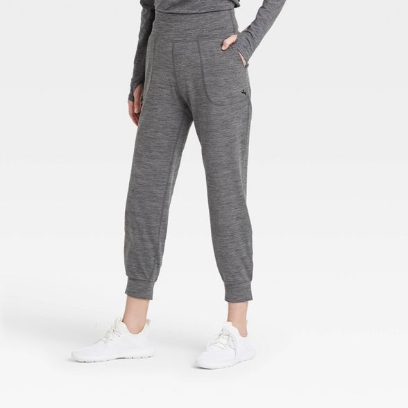 Women's Mid-Rise Cozy Spacedye Jogger Pants - JoyLab™ | Target