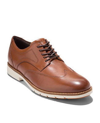 Cole Haan Men's Flex Grand Wingtip Lace-Up Shoe - Macy's | Macy's