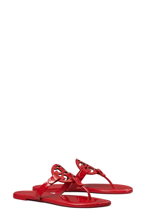 Tory Burch Miller Thong Sandal in Red at Nordstrom, Size 9.5 | Nordstrom