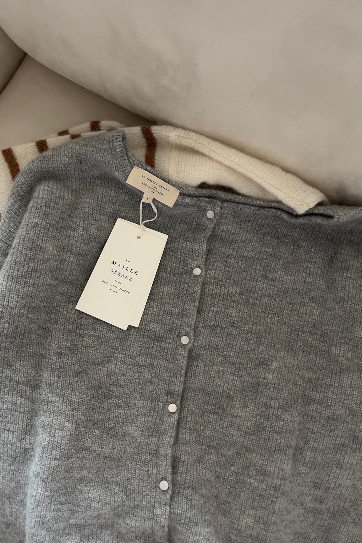 The viral Sézane Gaspard Cardigan in Mohair! Perfect for fall! Need them in every color🤎

#LTKstyletip #LTKSeasonal