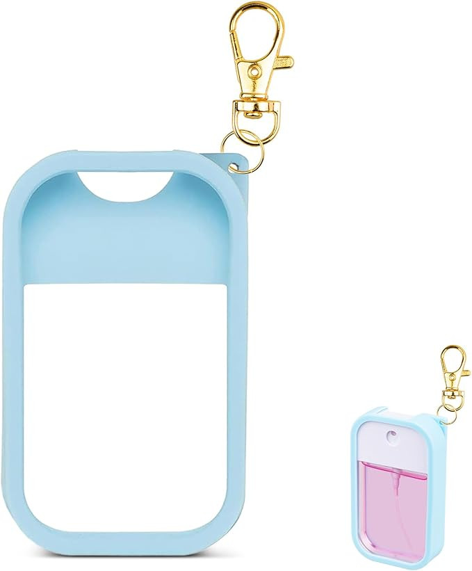 TERPINK Silicone Case Compatible with Touchland Hand Sanitizer Spray, Protective Case with Keycha... | Amazon (US)