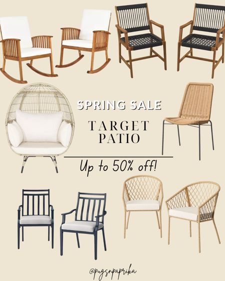 Target spring sale! Patio furniture, outdoor furniture, outdoor dining chairs, egg chair, target finds 

#LTKhome #LTKsalealert #LTKSeasonal