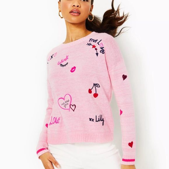 Lilly Pulitzer Valentine’s Day sweater XS | Poshmark