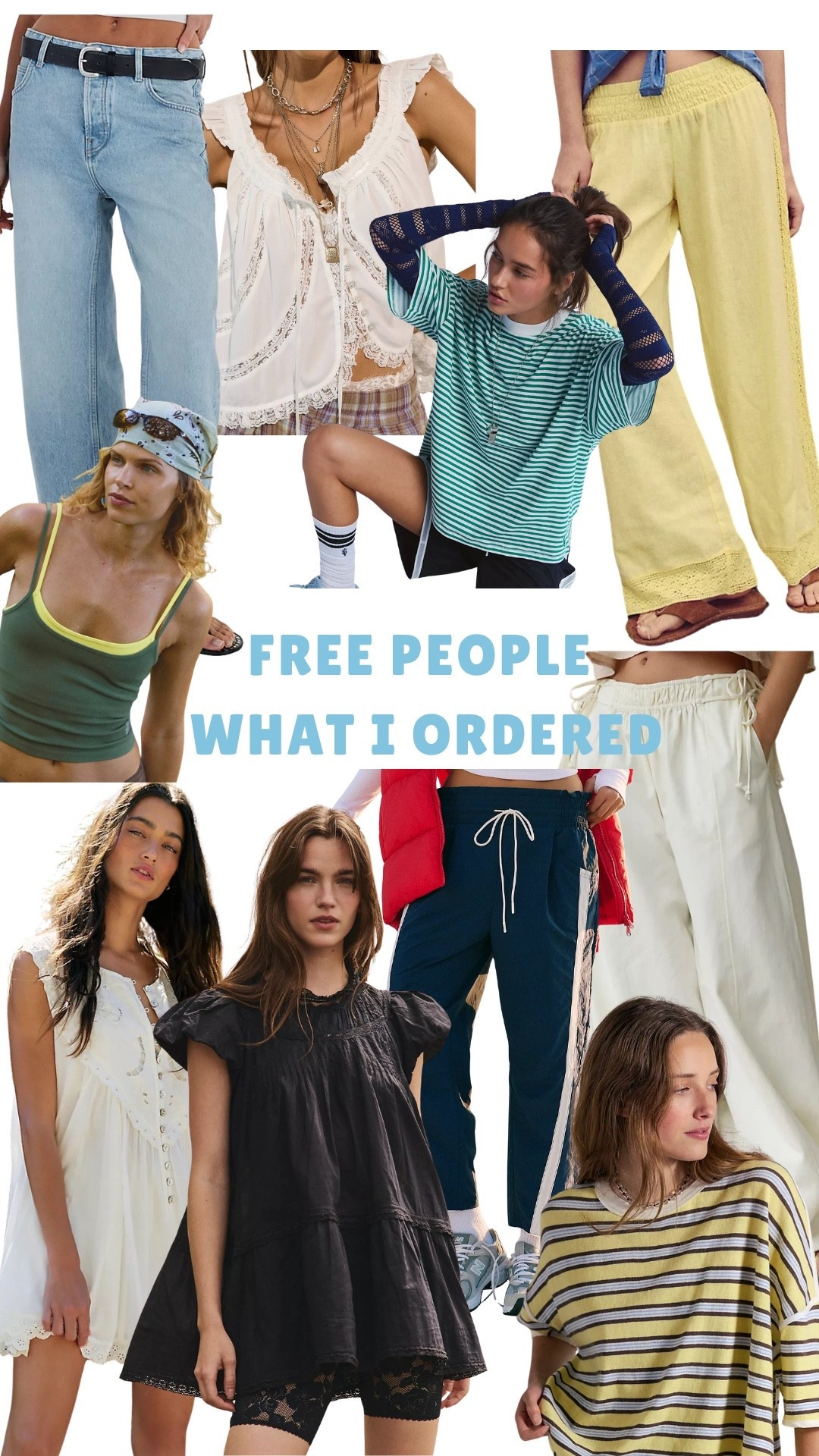 What I recently ordered from Free People!