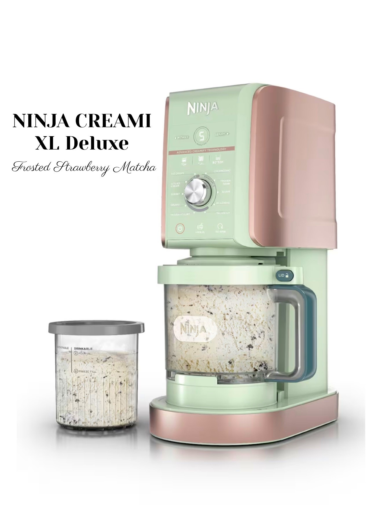 Add some Spring to your kitchen with the new color combo for the Ninja Creami XL Deluxe!

#LTKHome #LTKValentine #LTKfoodie