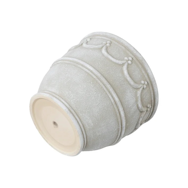 My Texas House 12" Retro Planter, Cream | Walmart (US)