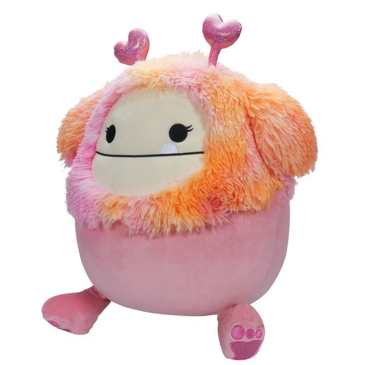 Squishmallows 16" Valentine’s Day Caparinne the Pink Bigfoot Plush Toy | Target