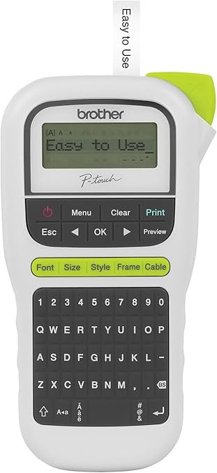 Brother P-Touch, PTH110, Easy Portable Label Maker, Lightweight, Qwerty Keyboard, One-Touch Keys,... | Amazon (US)