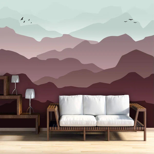 Mountain Wall Decal | Wayfair Professional