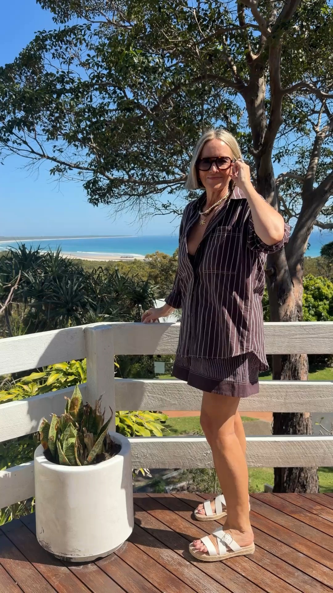 Love the contrasting stripes in this short set

Shirt and Shorts: size 12

#LTKaustralia #LTKspring #LTKover50style