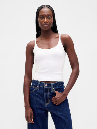 CashSoft Stretch Crop Tank Top | Gap (US)