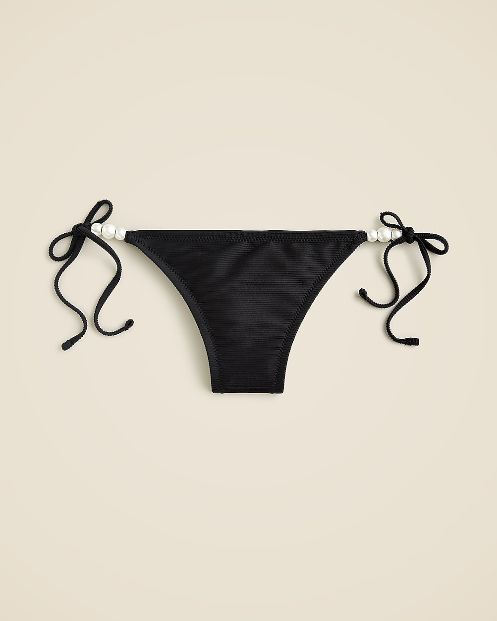 String hipster bikini bottom with pearls | J. Crew US