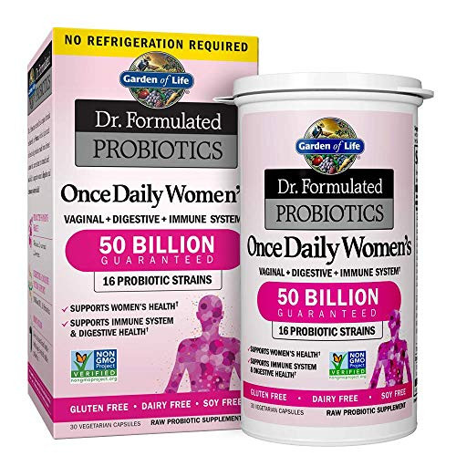 Garden of Life Dr. Formulated Probiotics for Women & Prebiotics, 50 Billion CFU for Women’s Dai... | Amazon (US)