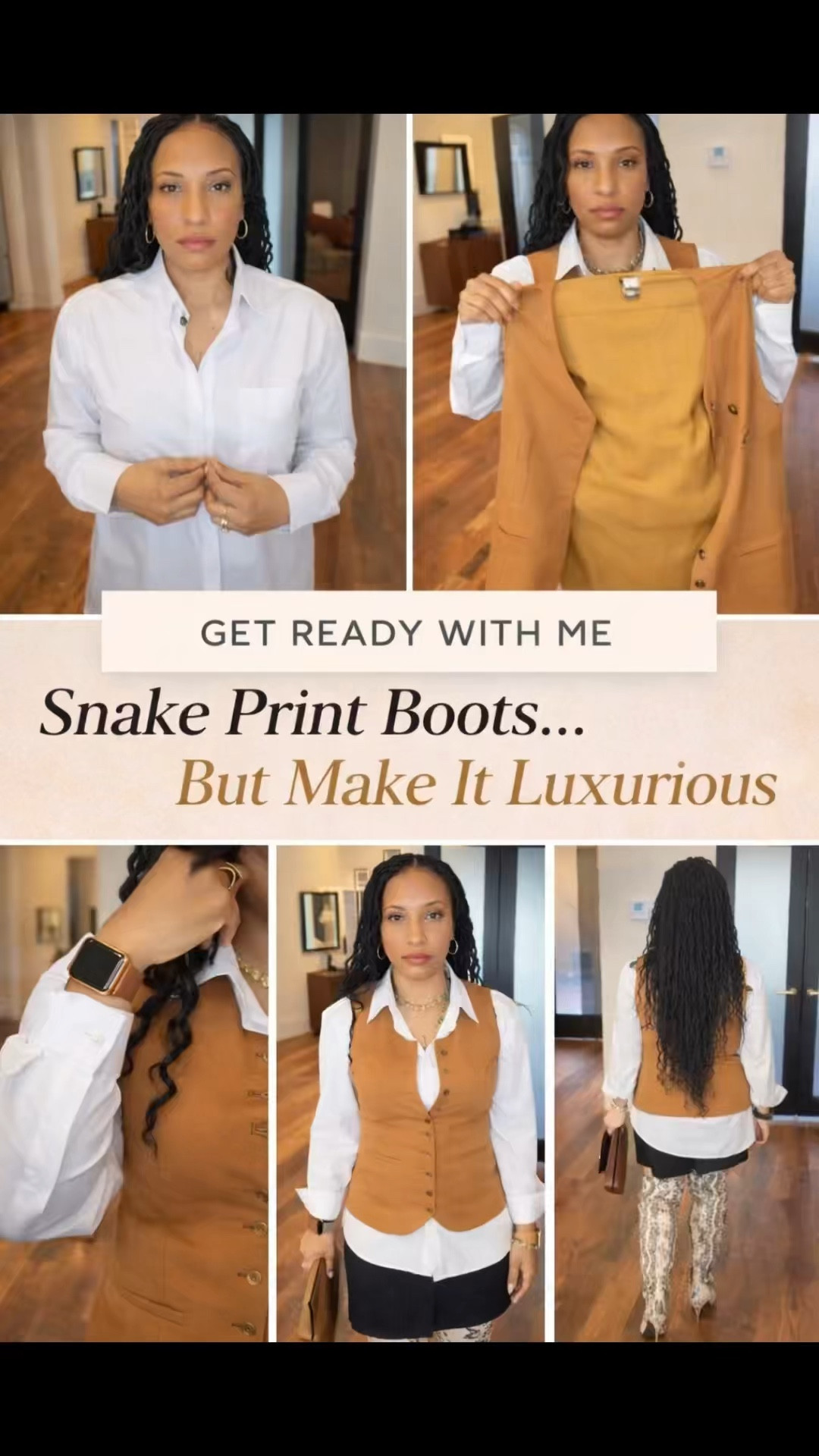 Snake Print Boots…
Styled the Polished Way.

✔ structure
✔ neutral palette
✔ minimal gold accessories

#TheKiJuanaEdit #LTK #StyleTips #SnakePrintBoots #ElevatedStyle #LuxuryAesthetic #FashionFinds

#LTKOver40 #LTKootd #LTKgrwm