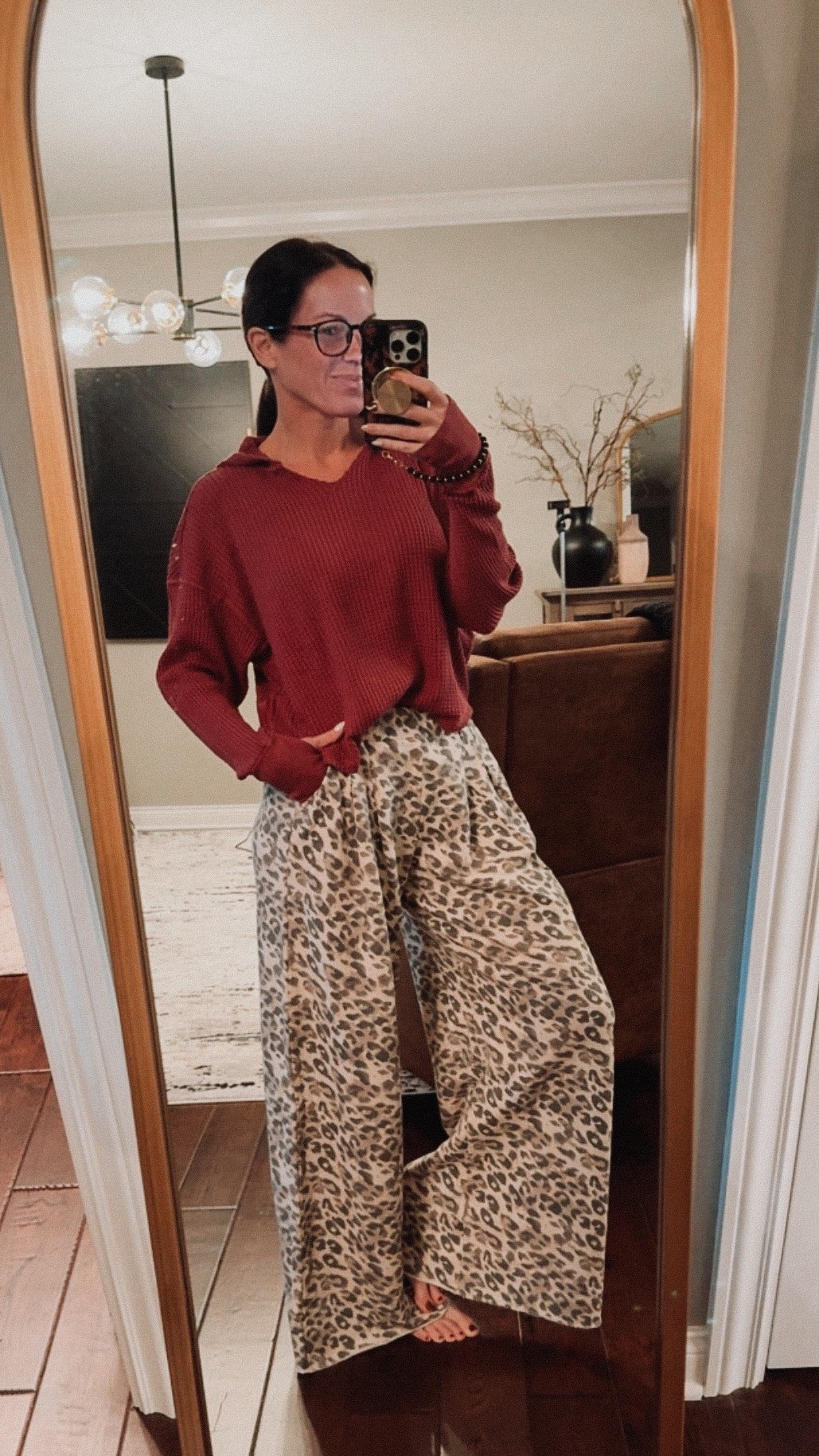 Both pieces are Currently on sale✨These best selling pants are cute, comfy and stylish! Love them paired with this cozy waffle knit!

Xs in pants
Small in top 

#LTKSaleAlert #LTKFindsUnder100 #LTKCyberWeek