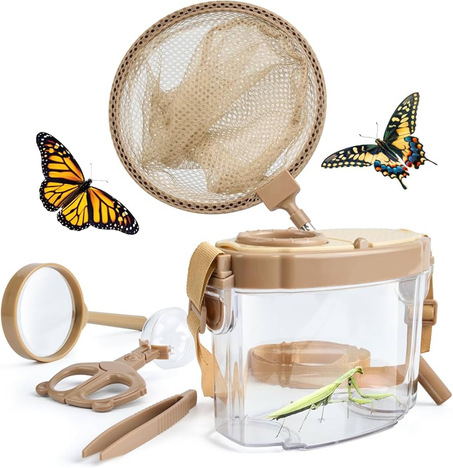Montessori Mama Kids' Bug Catching Kit - Complete Insect Exploration Set with Habitat, Extendable... | Amazon (US)