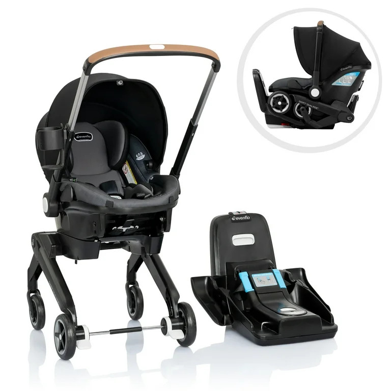Shyft DualRide with Carryall Storage Infant Car Seat and Stroller Combo (Boone Gray) | Walmart (US)