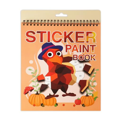 Thanksgiving Stickers for Kids Learning - Sticker Book for Ages 4-8, Boys & Girls Decorations & Party Favors | Amazon (US)