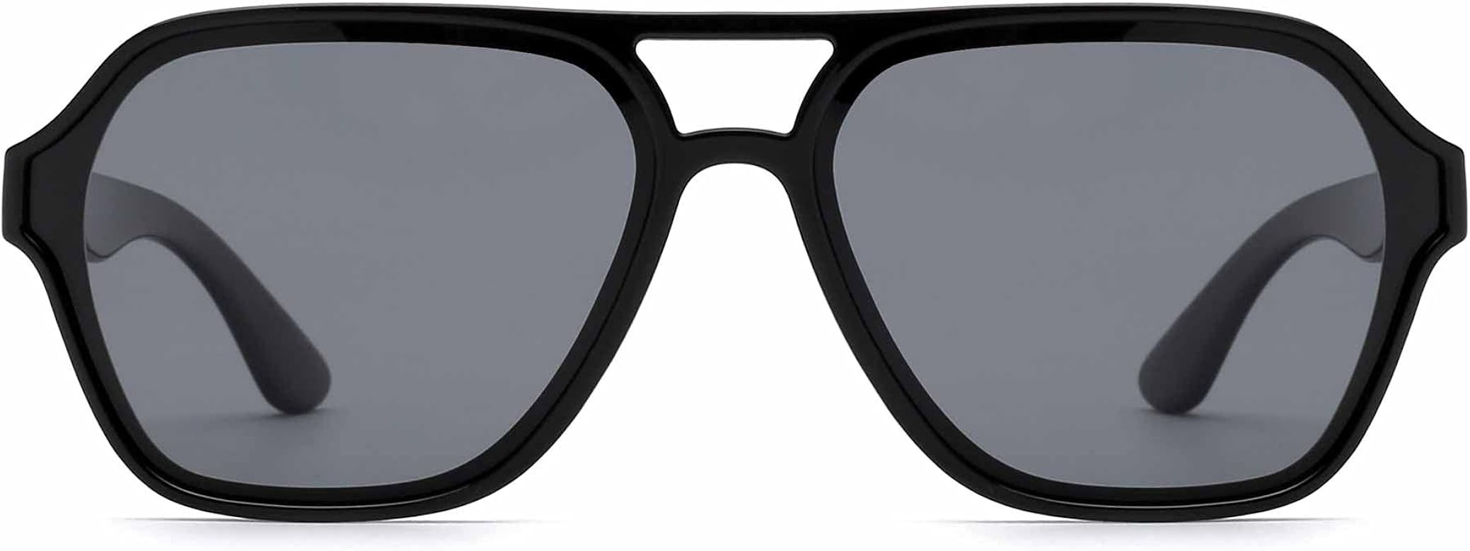 GLINDAR Men's Polarized Aviator Sunglasses Vintage Square Driving Glasses | Amazon (US)