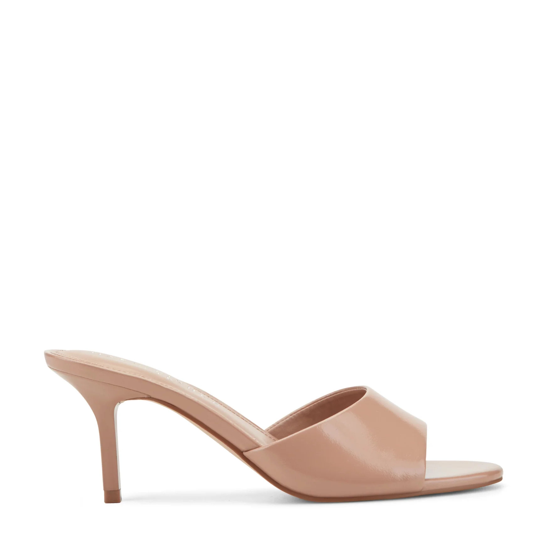 Women's Finny Leather Mule Sandal - Natural Leather | Marc Fisher Footwear | Marc Fisher