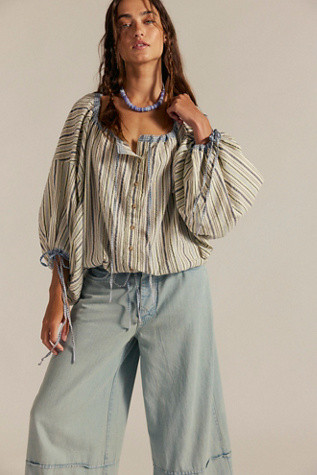 We The Free Picnic Stripe Shirt | Free People (Global - UK&FR Excluded)