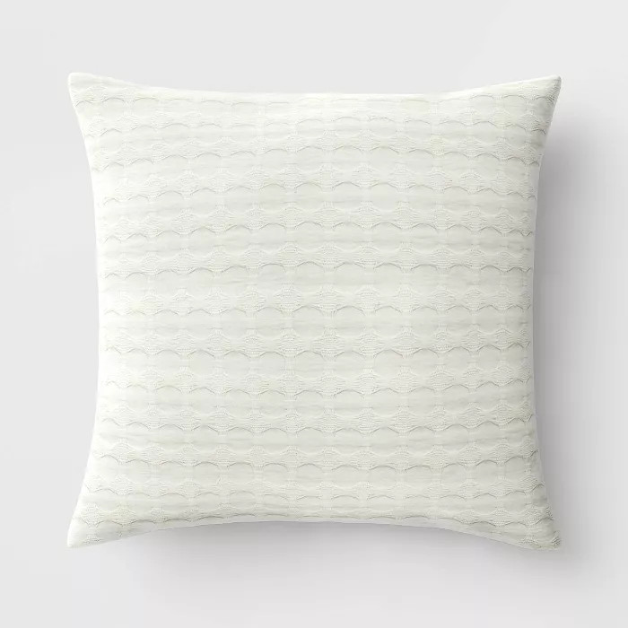 18"x18" Square Waffle Throw Pillow - Threshold™ | Target