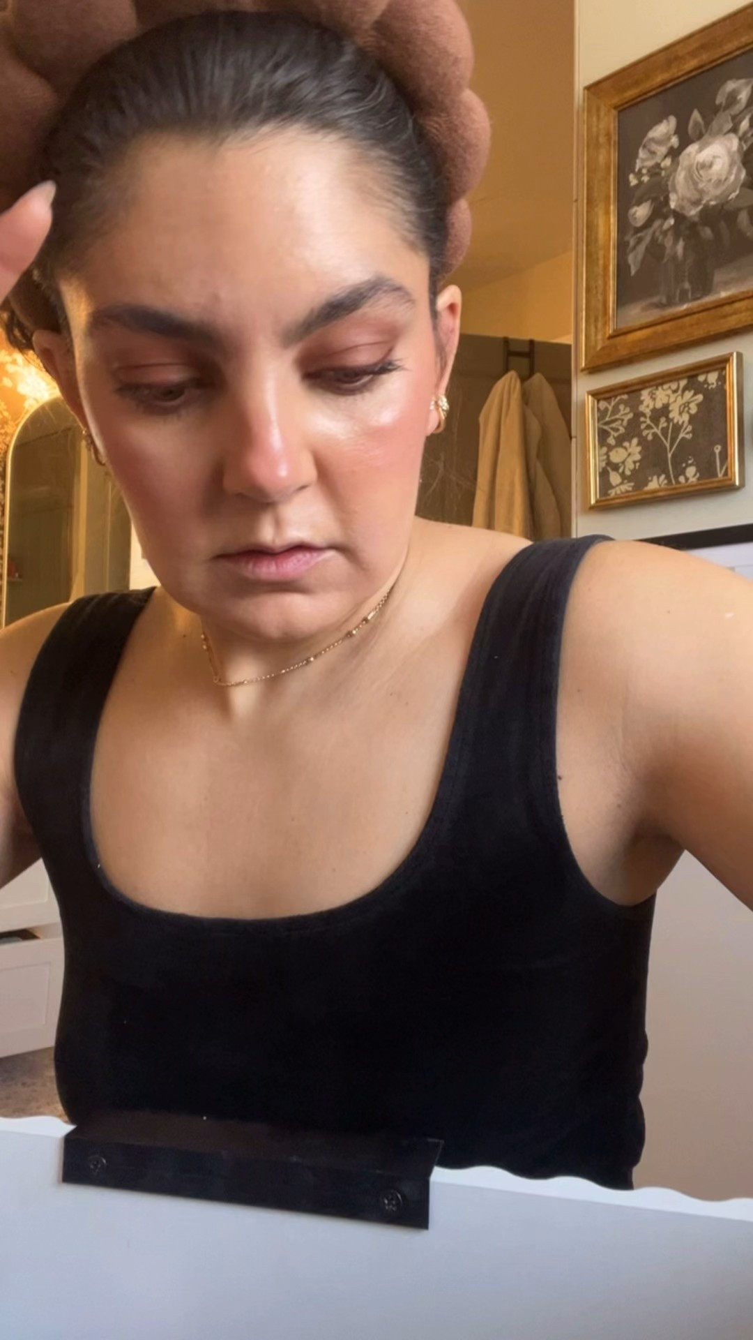 Eye look of the day - merit midcentury, Mac finjan