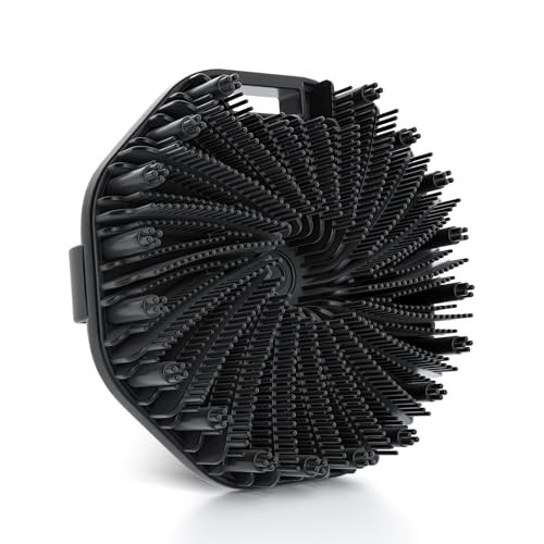Silicone Body Scrubber, Exfoliating Body Wash Scrubbers Exfoliator, Shower Body Brush for Effective Showering Exfoliation and Gentle Massage (Black) | Amazon (US)