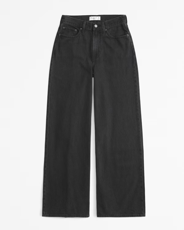 High Rise Wide Leg Jean | Abercrombie & Fitch (US)