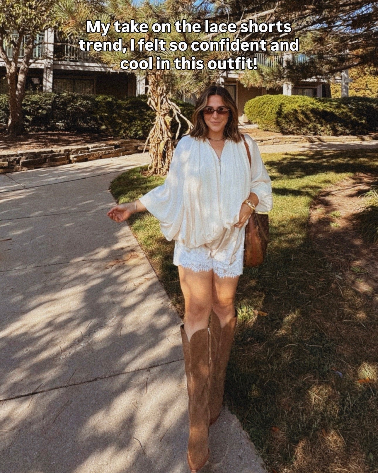 The cutest outfit ft Amazon lace shorts and the best zip up. Perfect spring transitional date night outfit! 

#LTKootd #LTKMidsize #LTKSeasonal