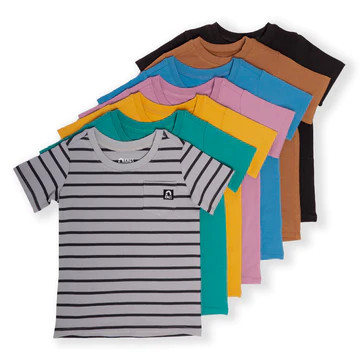 SHORT SLEEVE CHEST POCKET KIDS ESSENTIALS TEE | Rags