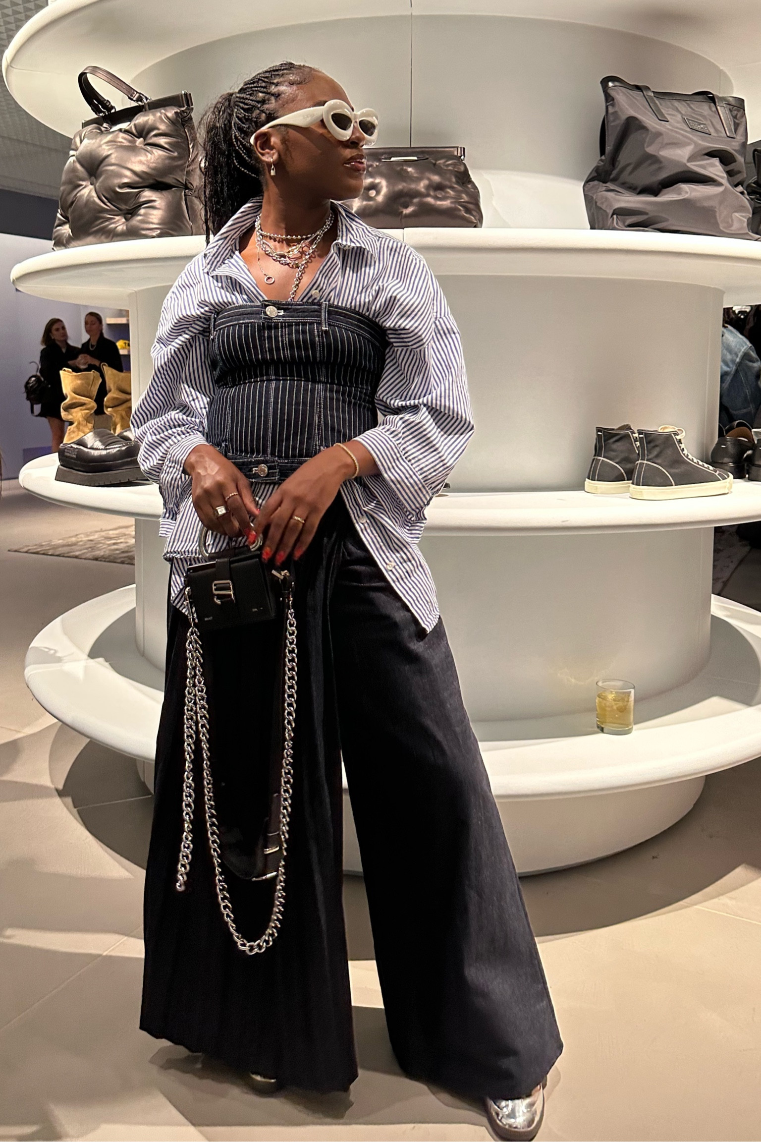 NYFW Denim outfit idea