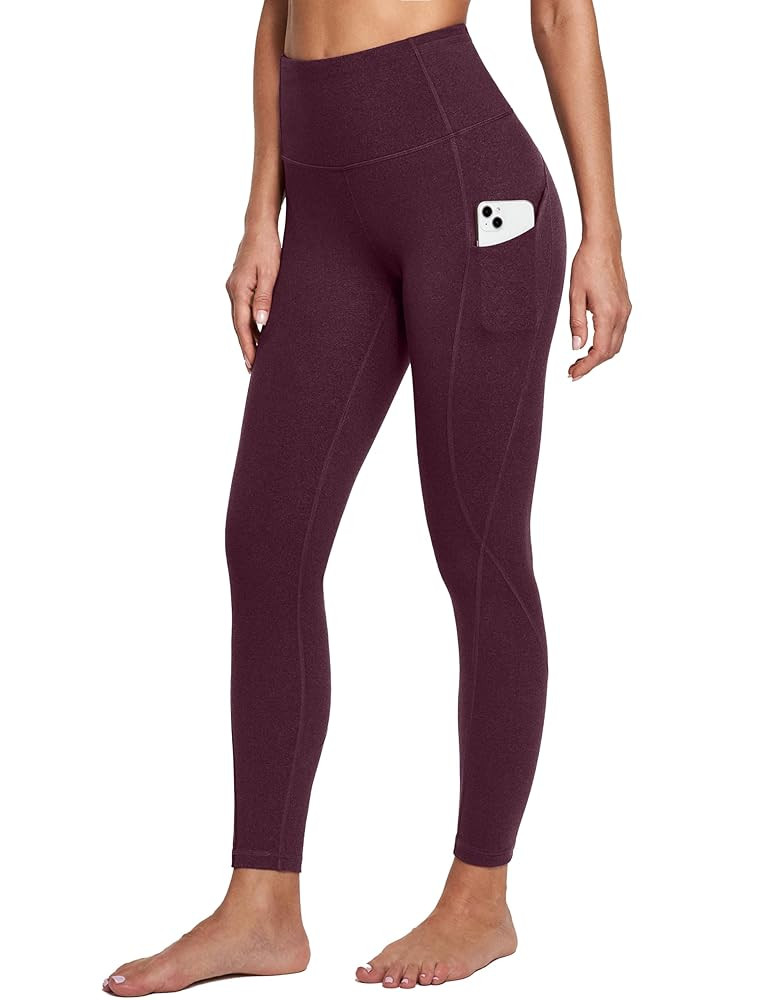 IUGA Leggings with Pockets for Women High Waisted Yoga Pants Women Tummy Control Workout Compress... | Amazon (US)