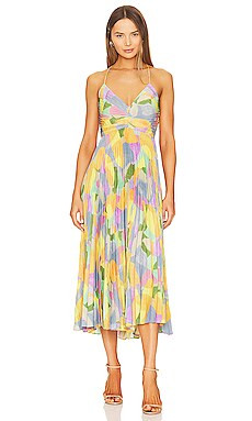 ASTR the Label Blythe Dress in Yellow & Lilac Abstract from Revolve.com | Revolve Clothing (Global)