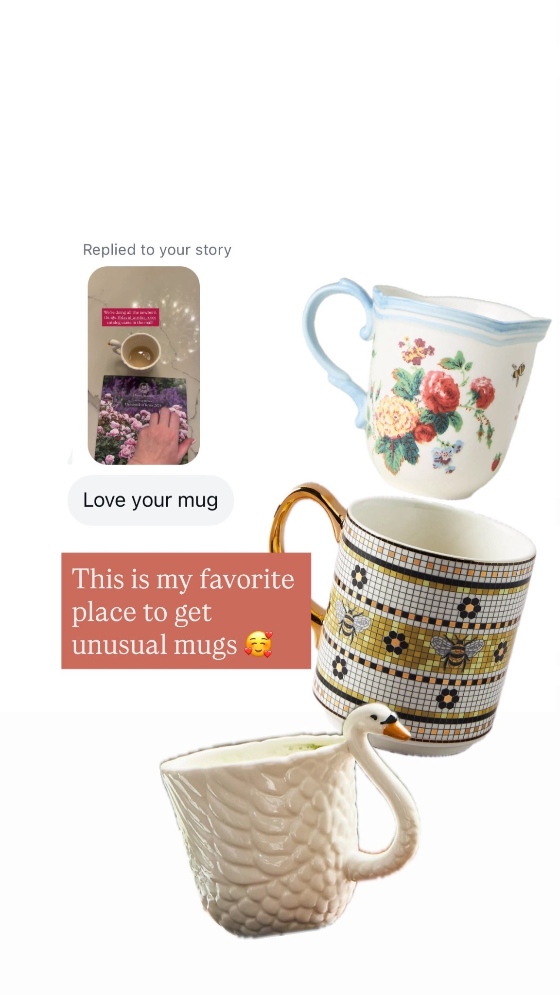 Pretty mugs just make mornings better 🥰 

#LTKHome #LTKmorningroutine #LTKSeasonal