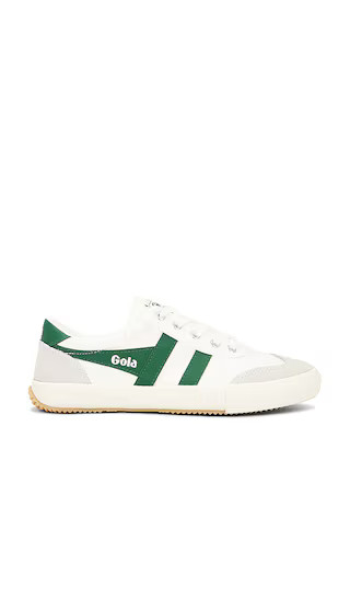 Badminton Sneaker in Off White & Green | Revolve Clothing (Global)