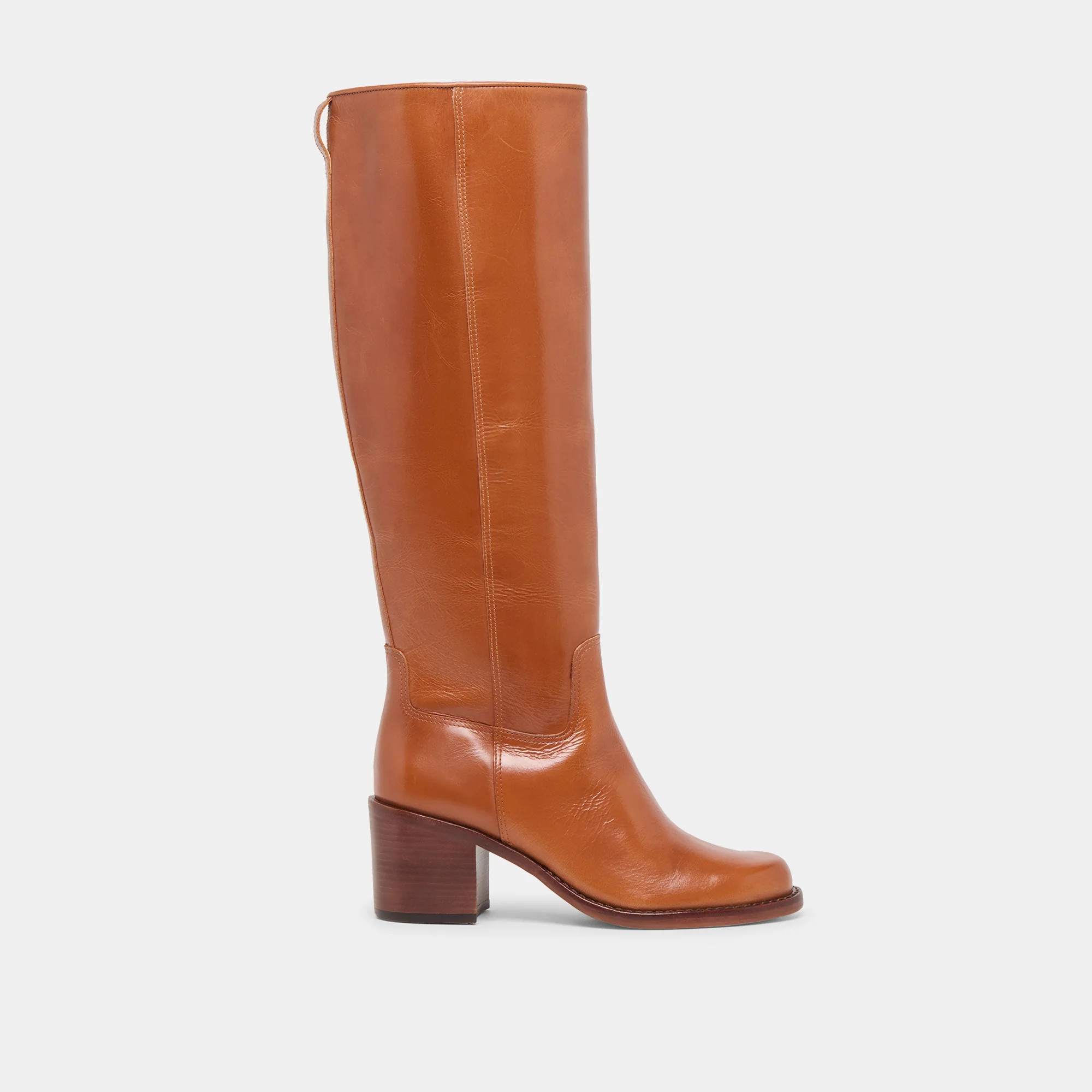 Lucyle Boots Tan Leather | DolceVita.com