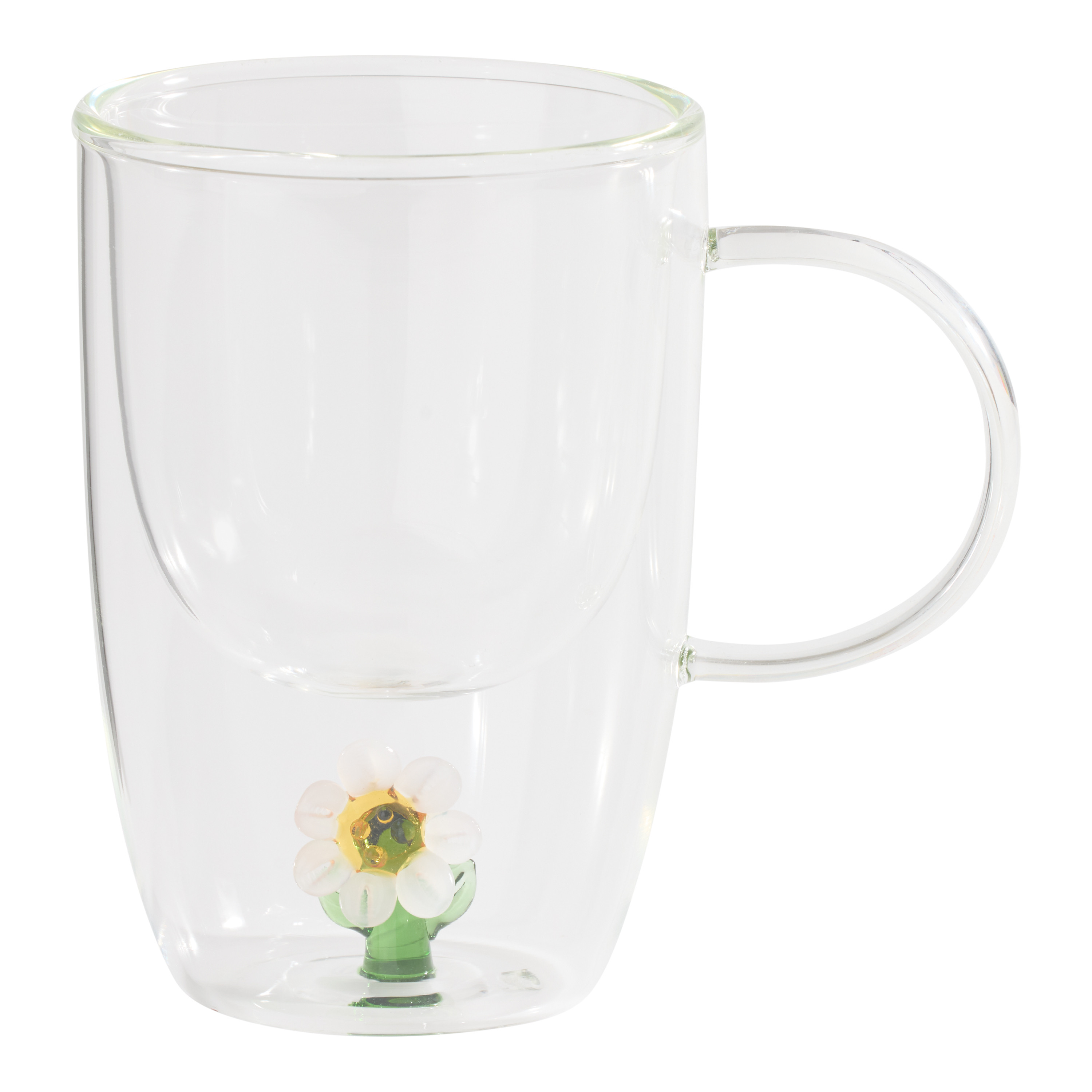 Icon Daisy Double Walled Glass Mug | World Market