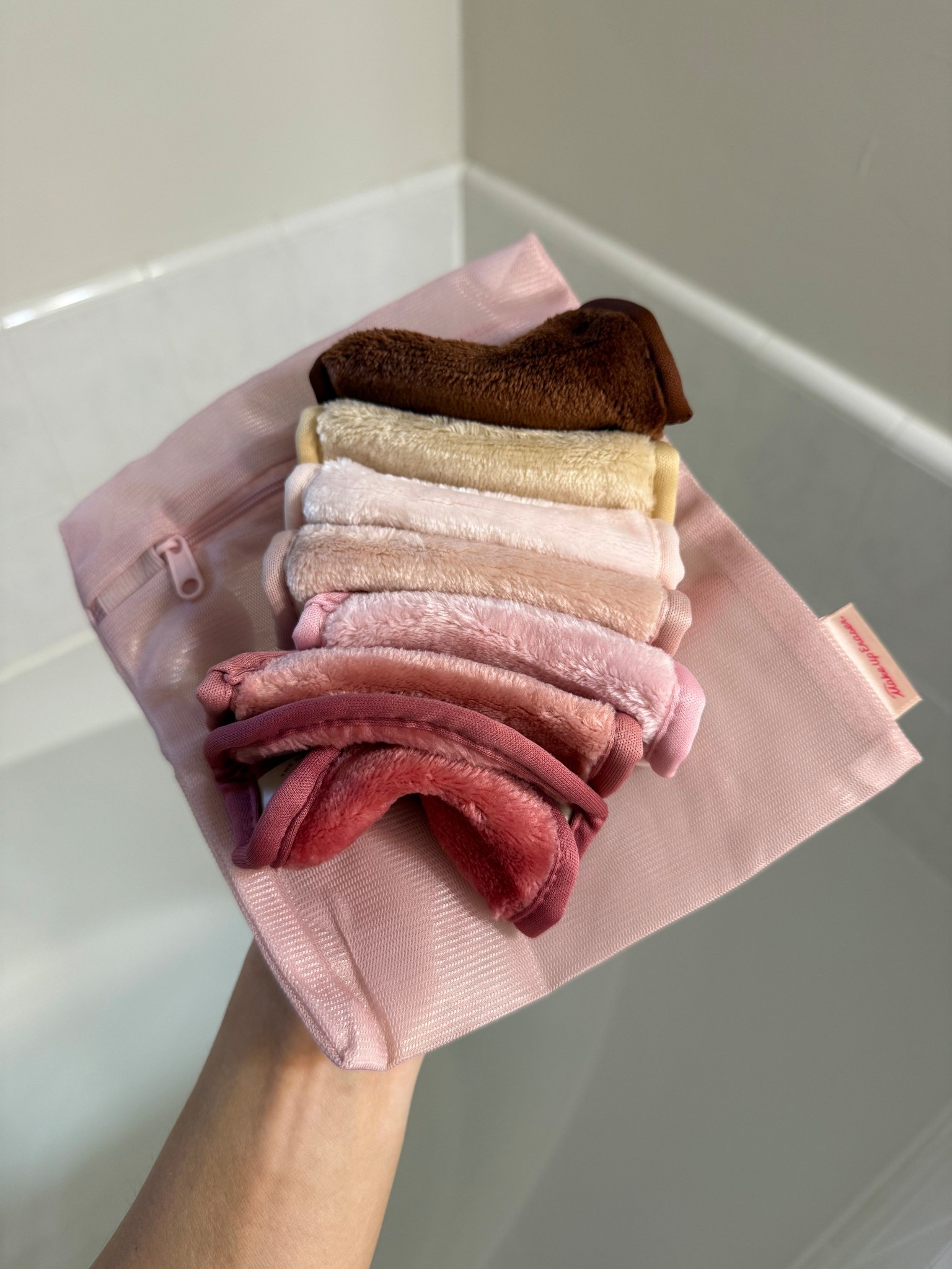 These make up erasers are SO GOOD for removing make up! 
I use mine with a cleansing balm, but you could also use a cleansing oil, cold cream, petroleum jelly, or just plain water! 
I use them almost every morning and night and they wash incredibly well in the washer/dryer. No pilling or shrinking  

#LTKfinds #LTKwinter #LTKBeauty 

#LTKgrwm #LTKGiftGuide #LTKskincare