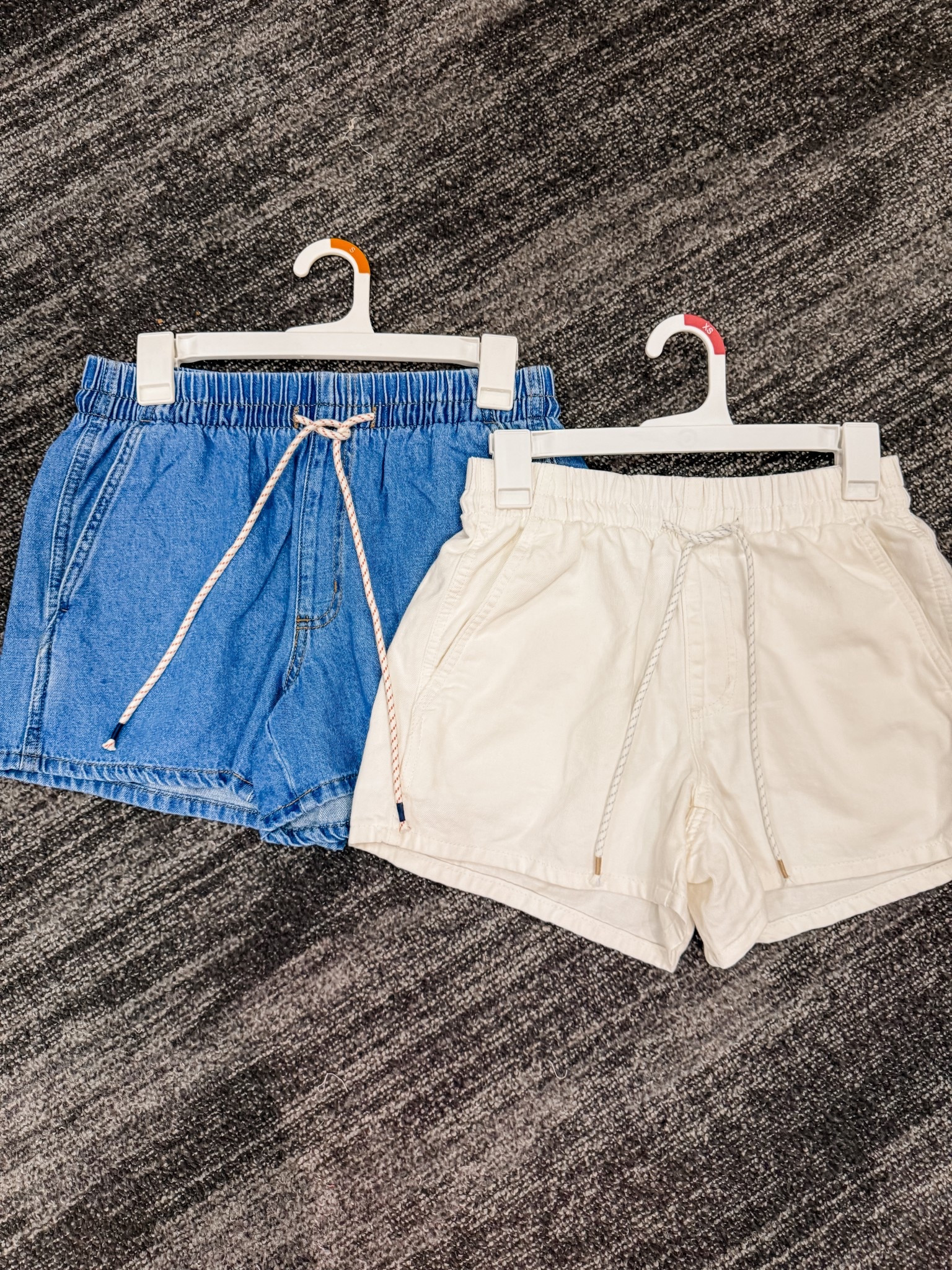 Softest pull on denim shorts. I wear a M

#LTKootd #LTKmomlife