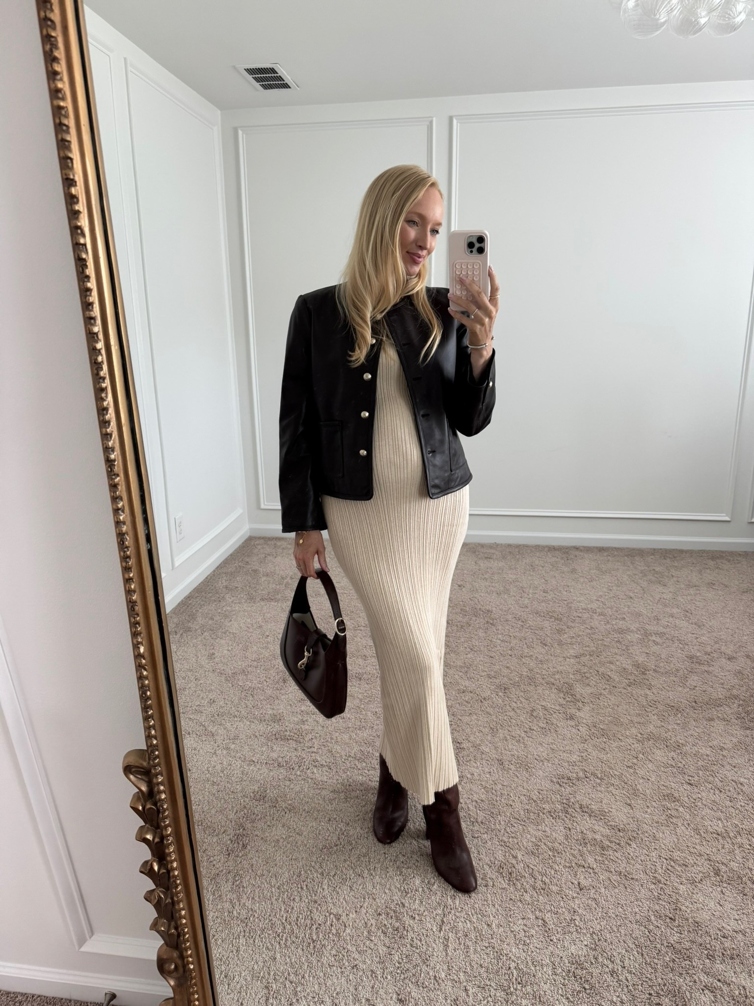 Chic fall date night look! Fall outfits // elevated outfits // workwear // date night outfits // party outfits // bump friendly outfits 

#LTKParties #LTKFindsUnder100 #LTKBump