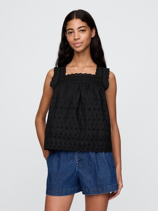 Gap × DÔEN Eyelet Top | Gap (US)
